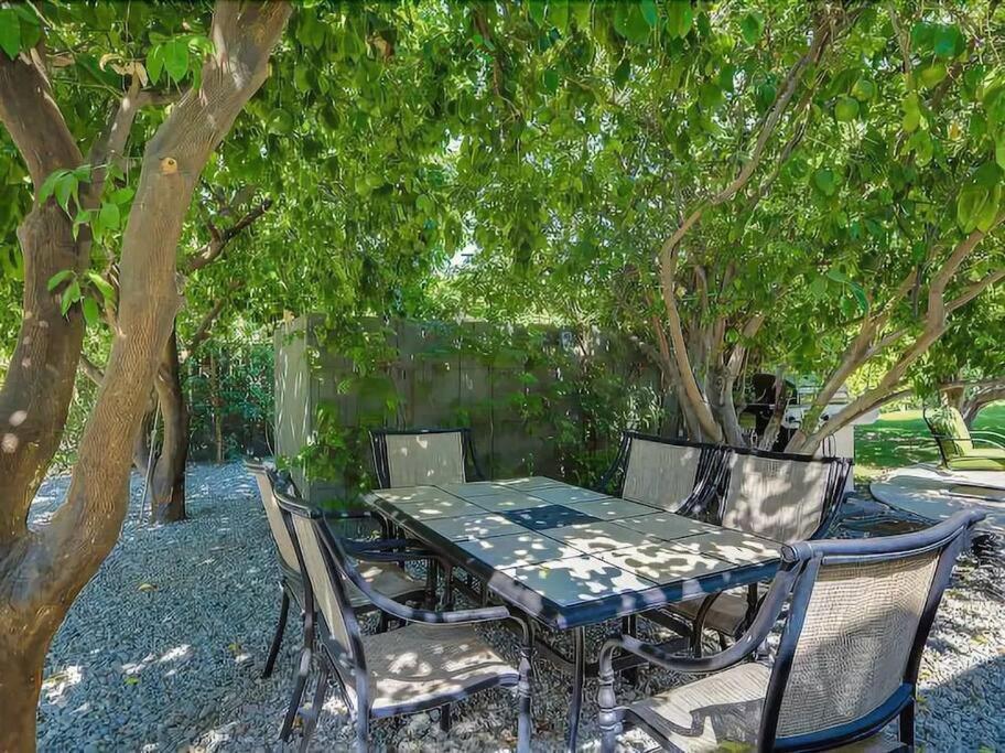 Serene 4 Bed 3 Bath Heated Pool Natural Backyard Heart Of Palm Springs Eksteriør bilde